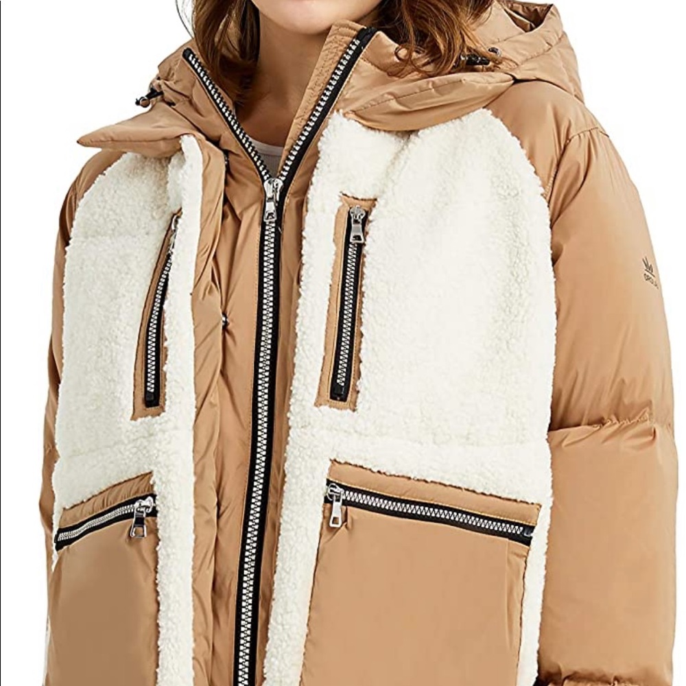 Orolay down winter teddy coat - size small